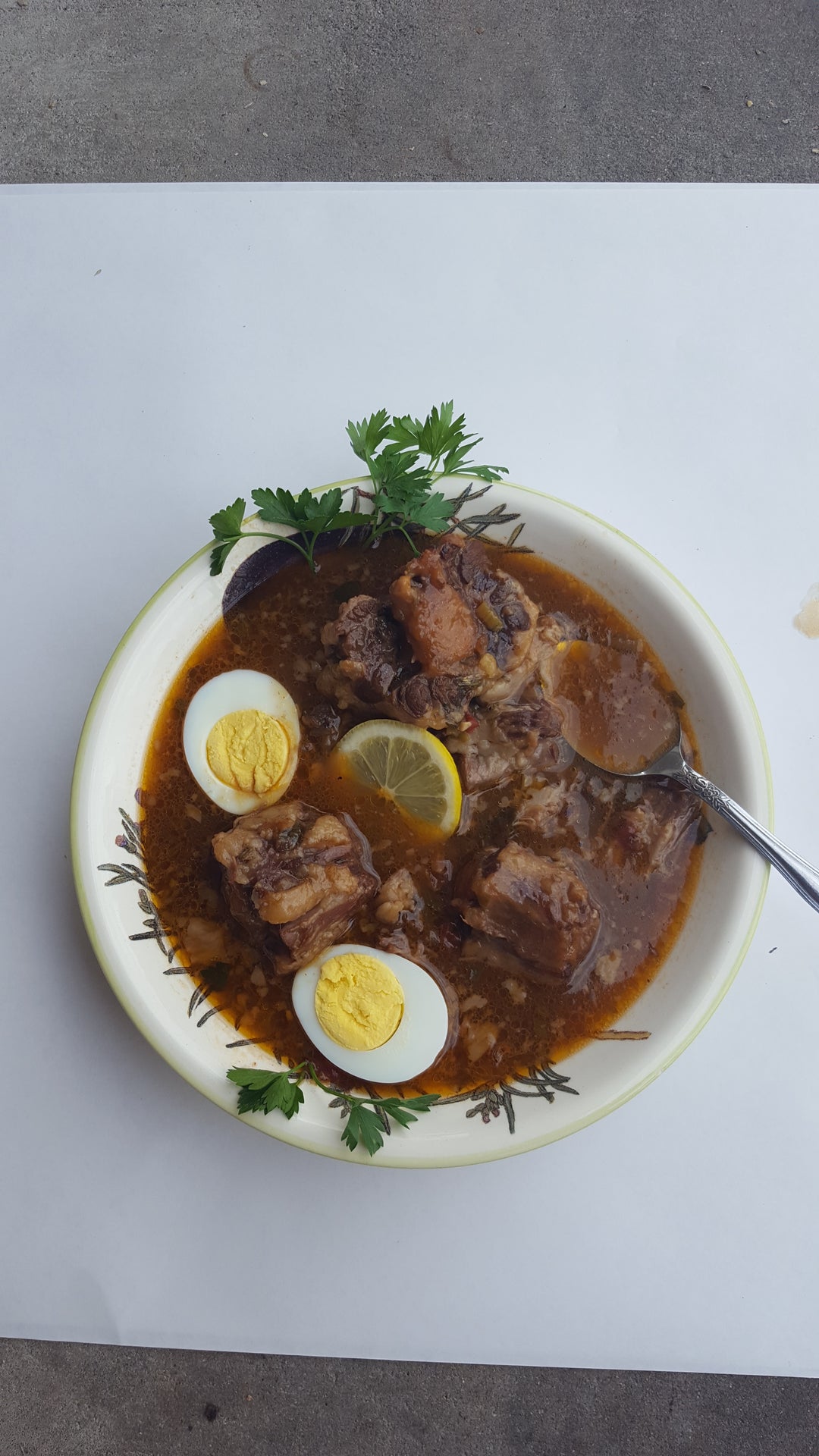 Mock Turtle Soup (Ox-Tail Soup)