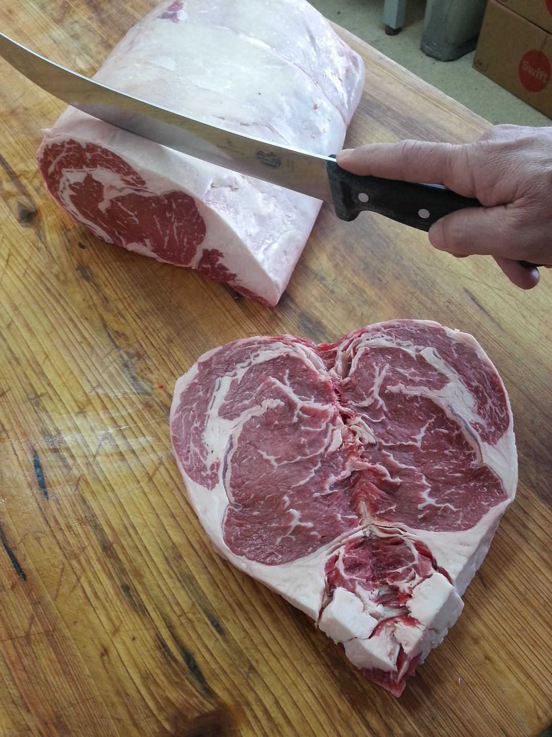 WGNO News With A Twist features Bourgeois Heart-Shaped Ribeyes